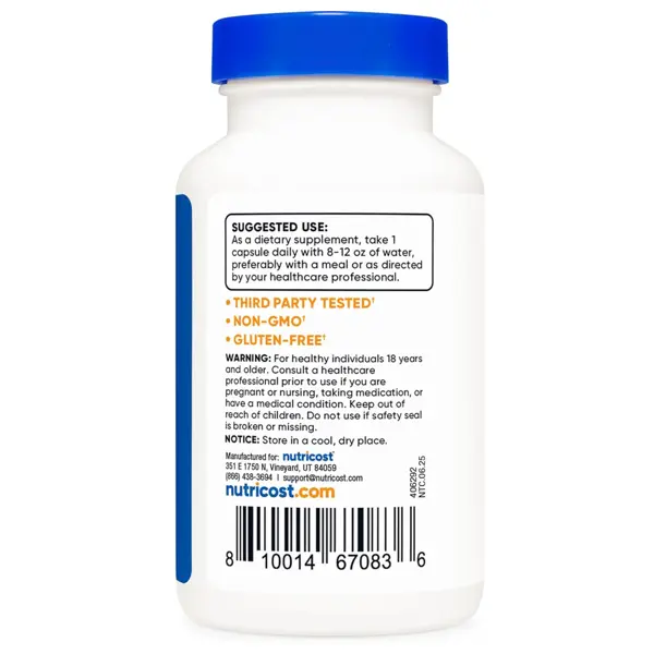 Nutricost Ox Bile 500mg Capsules